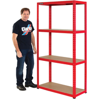 Clarke Clarke CSM4200/40RP Heavy Duty Boltless Shelving (Red)