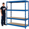 Clarke Clarke CSM4350/60BL 350kg Boltless Shelving (Blue)