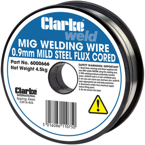 Clarke Clarke Flux Cored Welding Wire 0.9mm 4.5kg