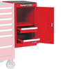 Clarke Clarke SL26C Cabinet & 2 Drawer Side Locker (Red)