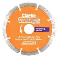 Clarke Clarke SSD115 Diamond Blade 115mm