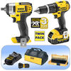 DeWalt DeWalt DCK261M1-GB 18V XR 4.0Ah Compact Hammer Drill & Impact Wrench Kit