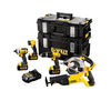 DeWalt DeWalt DCK591L3 18V XR Li-Ion 5-Piece Cordless Package With 3 Batteries And 2 Kit Boxes