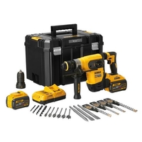 DeWalt XR FLEXVOLT DeWalt DCH417X2-GB 54V XR Flexvolt 4kg/32mm SDS-Plus Multi Drill with 2 x 9Ah Batteries