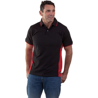 Dickies Dickies Two Tone Polo Shirt (Red/Black) – Large