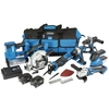 Draper D20 Draper *12/D20 D20 11 Piece 20V Jumbo Power Tool Kit with 1 x 3Ah 1 x 5Ah Batteries and Charger