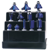 Draper Draper DRB12A 12 Piece 1/4" TCT Router Bit Set
