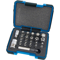 Draper Draper TXP23/KIT Expert 23 Piece 1/4,  3/8" Sq. Dr. TX-STAR Plus Bit Set