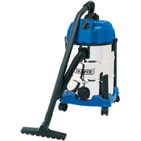 Draper Draper WDV30SSB 30L Wet and Dry Cleaner (1600W)