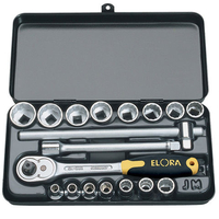 Elora Elora 870 JMU 18 Piece 3/8" Sq. Dr. Metric Socket Set