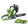 Greenworks 40V Greenworks GWG40CS30K2 30cm 40V Cordless Chainsaw with 2Ah Battery and Charger