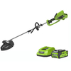 Greenworks 40V Greenworks GWGD40BCK2 40V 2 in 1 Trimmer with 2Ah Battery and Charger