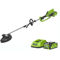 Greenworks 40V Greenworks GWGD40BCK2 40V 2 in 1 Trimmer with 2Ah Battery and Charger