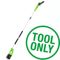 Greenworks 60V Greenworks G60PSH 25cm 60V Cordless Polesaw (Bare Unit)