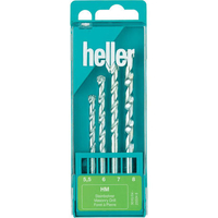 Heller Heller 4 Piece Drill Set for Masonry