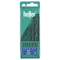 Heller Heller 6pce HSS Twist Drill Set for Metal
