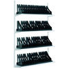 Machine Mart Xtra Topstore 020755E TopShelf Extension Kit with 12 Adjustable Black Book Racks