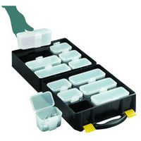 Machine Mart Xtra Topstore QOC/3/5 Assortment Cases with 12 Compartments (5 Pack)