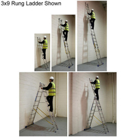 Machine Mart Xtra Zarges Skymaster Combination Ladder 3x14 Rung