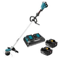 Makita LXT Makita DUR368LPG2 18VX2 Linetrimmer 350mm BL LXT with 2x 6Ah Batteries