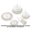 National Abrasives 50mm Wire Mounted Brush (6mm Spindle)