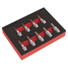 Sealey Sealey 3/8" Drive 9 piece Metric Hex Key Socket Bit Set