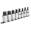 Sealey Sealey AK62258 1/2" Drive 8 piece Metric Hex Bit Socket & Rail Set