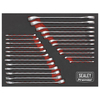 Sealey Sealey AK63256 23 Piece Metric/Imperial Combination Spanner Set