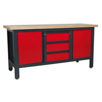 Sealey Sealey AP1905C 3 Drawer & 2 Cupboard Workstation