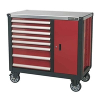Sealey Sealey AP2418 Mobile Workstation 8 Drawer with Ball Bearing Slides