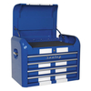 Sealey Sealey AP28104BWS Topchest 4 Drawer Retro Style (Blue and White)