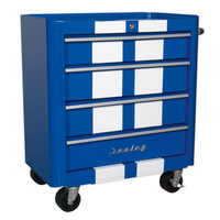 Sealey Sealey AP28204BWS Rollcab 4 Drawer Retro Style (Blue and White)