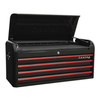 Sealey Sealey AP41104BR Topchest 4 Drawer Wide Retro Style (Black and Red)