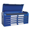 Sealey Sealey AP41104BWS Topchest 4 Drawer Wide Retro Style (Blue and White)