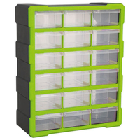 Sealey Sealey APDC18HV 18 Drawer Cabinet - Hi-Vis Green/Black