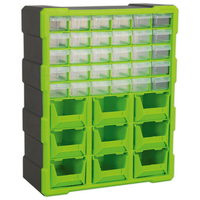 Sealey Sealey APDC39HV 39 Drawer Cabinet - Hi-Vis Green/Black