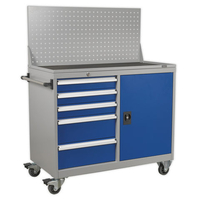 Sealey Sealey API1103A Industrial 5 Drawer & 1 Shelf Workstation