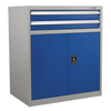 Sealey Sealey API8810 Premier Industrial 2 Drawer Double Locker Cabinet