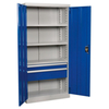 Sealey Sealey APICCOMBO2 Industrial Cabinet 2 Drawer 3 Shelf 1800mm