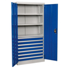 Sealey Sealey APICCOMBO7 Industrial Cabinet 7 Drawer 3 Shelf 1800mm