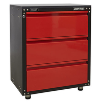Sealey Sealey APMS82 Modular 3 Drawer Cabinet with Worktop 665mm