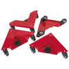 Sealey Sealey CM4 Corner Transport Dollies Set of 4