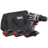 Sealey Sealey CP20VDDXKIT Brushless Hammer Drill/Driver Kit Ø13mm 20V - (2 Batteries,  Charger & Bag)