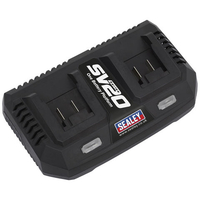 Sealey Sealey CP20VMC2 Dual Battery Charger 20V Lithium-ion for SV20 Series