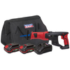Sealey Sealey CP20VRSKIT 20V Cordless Reciprocating Saw Kit in Bag with 2 x 2Ah Batteries & Charger