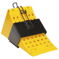 Sealey Sealey CV127 Wheel Chock with Bracket Single - Commercial