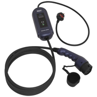 Sealey Sealey EVPC2 Portable EV Charger Mode 2 Type 2 to UK 10A 5m Cable