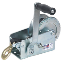 Sealey Sealey GWW2000M Geared Hand Winch 900kg Capacity with Webbing Strap