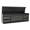 Sealey Sealey PTB181510 Heavy-Duty Topchest 10 Drawer 1830mm (Black)