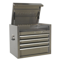 Sealey Sealey PTB66004SS 4 Drawer 675mm Stainless Steel Topchest